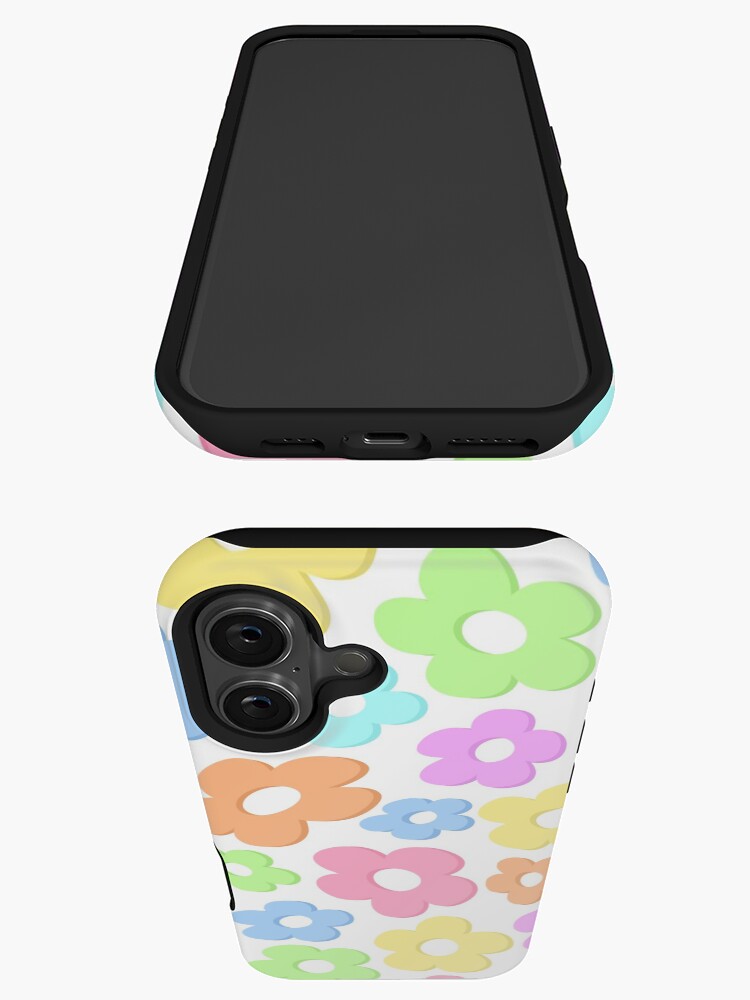 Thumbnail 3 of 4, iPhone Case, groovy drippy flowers designed and sold by Pastel-PaletteD.