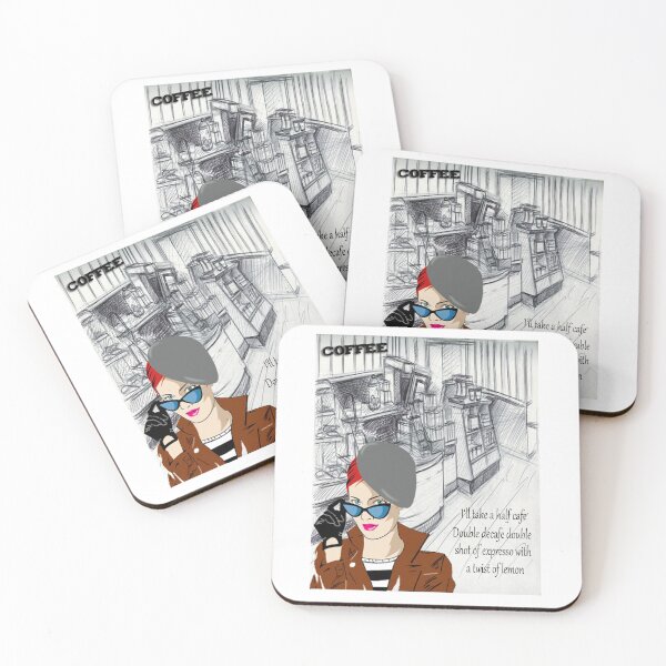 Item preview, Coffee patron designed and sold by auntpeg.
