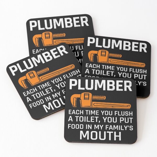 Item preview, Plumber Plumbing Craftsman Pipe fitter Funny Joke designed and sold by CuteDesigns1.