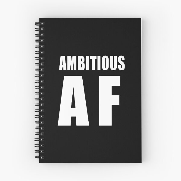 Item preview, Ambitious AF (Black) designed and sold by quoteedesigns.