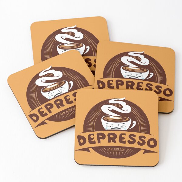 Item preview, Depresso Sad Coffee designed and sold by zakariadesigner.