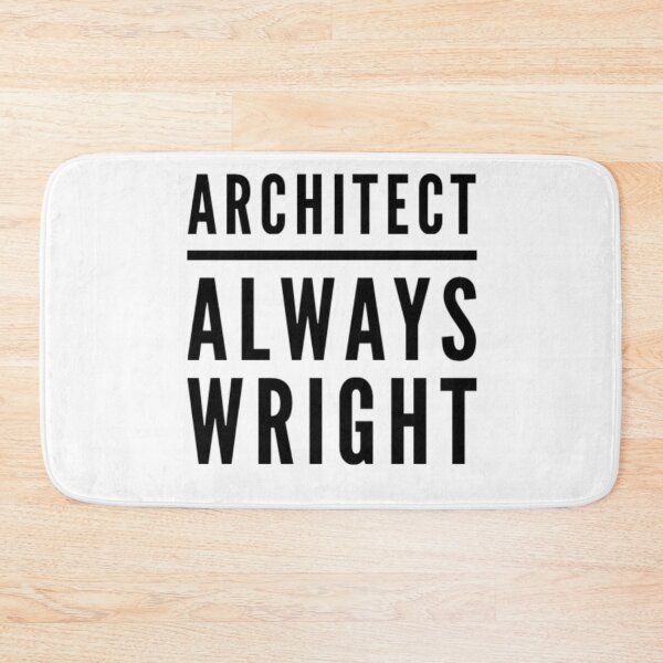 Item preview, Architects are always Wright or right? - Architect quotes designed and sold by SLGA-Designs.