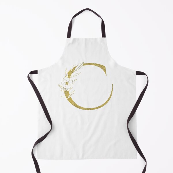 Item preview, Golden Floral Letter C Monogram designed and sold by KarolinaPaz.