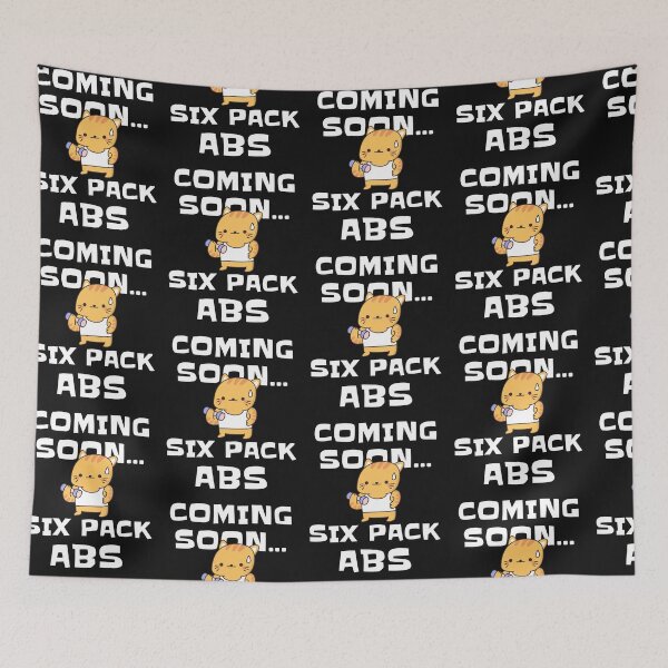 Item preview, Coming soon... Six Pack Abs - Funny Fitness Inspirational designed and sold by FreedomUniverse.