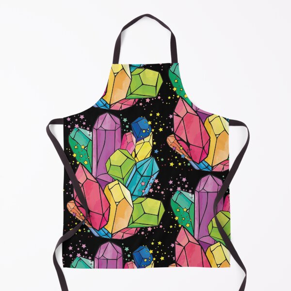 Item preview, Colorful Crystals with stars doodles designed and sold by Soumita.