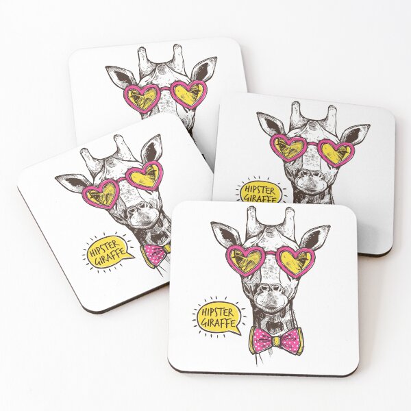 Item preview, Pegatina Animal hipster designed and sold by Tu Tu.