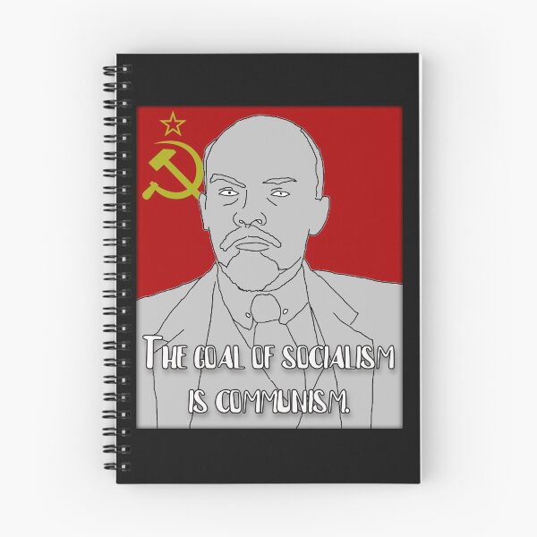 Item preview, Lenin Quote "The Goal Of Socialism Is Communism" designed and sold by RevolutionInPaint.