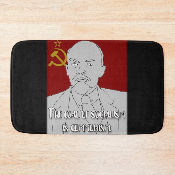 Item preview, Lenin Quote "The Goal Of Socialism Is Communism" designed and sold by RevolutionInPaint.