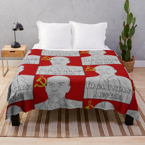 Item preview, Lenin Quote "The Goal Of Socialism Is Communism" designed and sold by RevolutionInPaint.