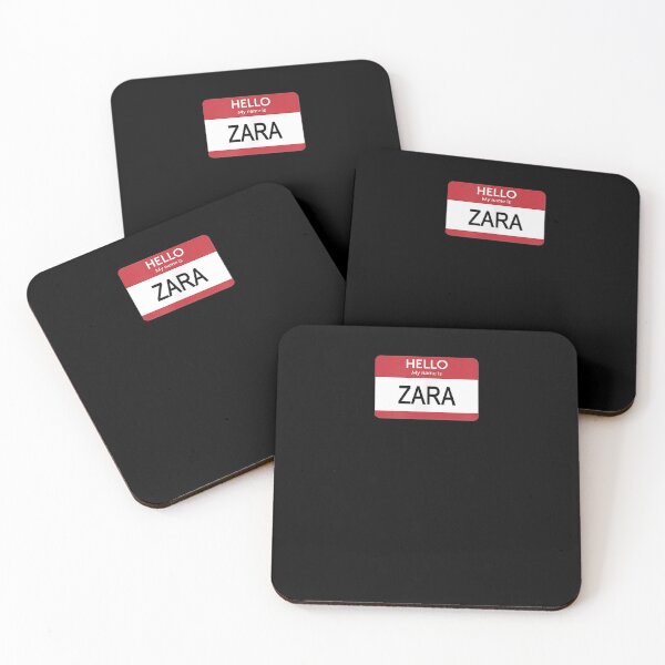 Item preview, Hello My Name Is Zara Name Tag Sticker Label  designed and sold by maizreo.