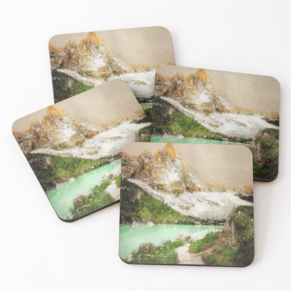 Item preview, Italy Sorapiss Lake landscape painting #Italy designed and sold by JBJart.
