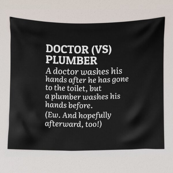 Item preview, Plumber Plumbing Craftsman Pipe fitter Funny Joke designed and sold by CuteDesigns1.