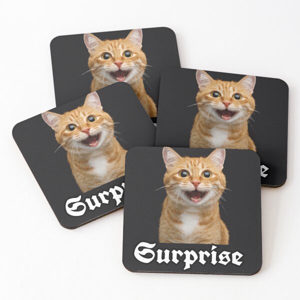 Item preview, cat surprised designed and sold by shop-course.