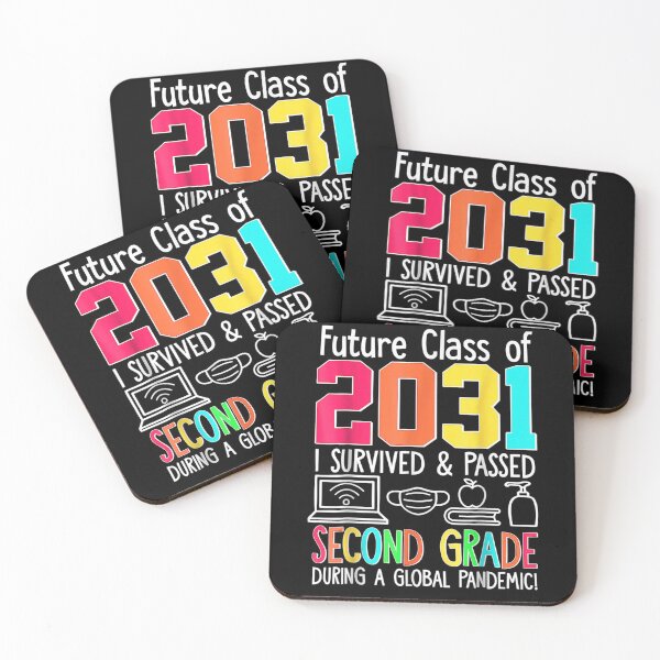 Item preview, Colourful Class Of 2031 Second Grade Back To School  designed and sold by maizreo.