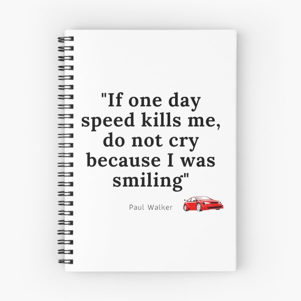 Item preview, If one day speed kills me, do not cry because I was smiling designed and sold by WRTime.