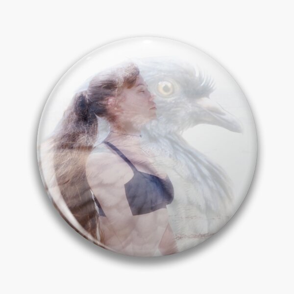 Item preview, woman in yoga pose inside pigeon designed and sold by Stephen Orsillo.