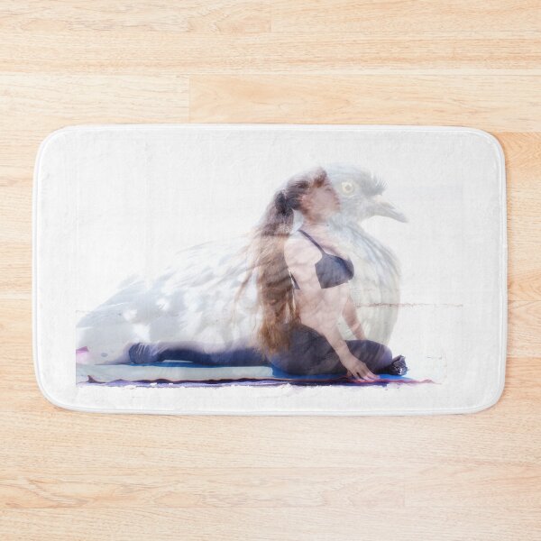 Item preview, woman in yoga pose inside pigeon designed and sold by Stephen Orsillo.