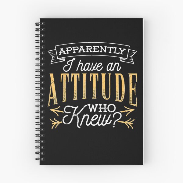 Item preview, Apparently I Have An Attitude Who Knew Funny Sarcasm  designed and sold by anniet33.