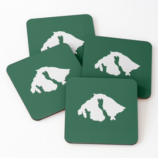 Item preview, Orcas Island - Evergreen/Grey designed and sold by PeaceLoveAndJoy.