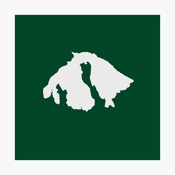 Item preview, Orcas Island - Evergreen/Grey designed and sold by PeaceLoveAndJoy.