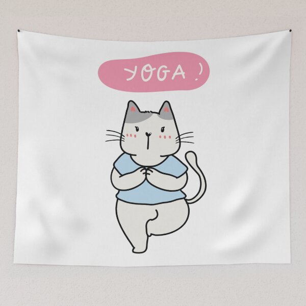 Item preview, Cat yoga designed and sold by 1PRINTORA1.