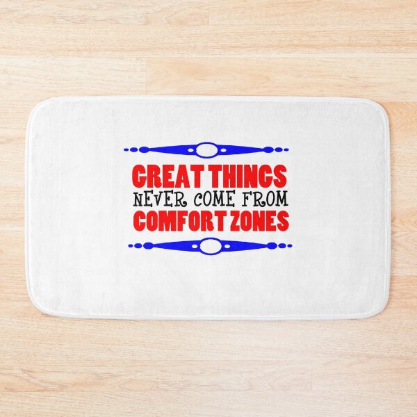Item preview, Great things never come from comfort zones t-shirt  designed and sold by Frangi_Pane_ Magazine.