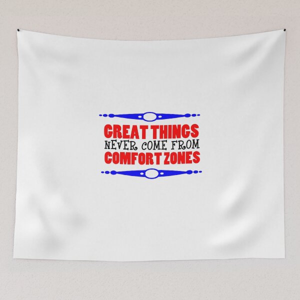 Item preview, Great things never come from comfort zones t-shirt  designed and sold by Frangi_Pane_ Magazine.
