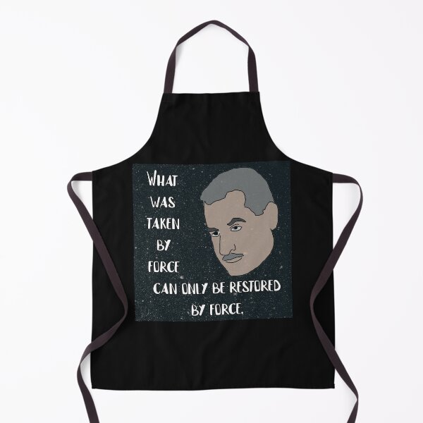 Item preview, Nasser quote: "What was taken by force" designed and sold by RevolutionInPaint.