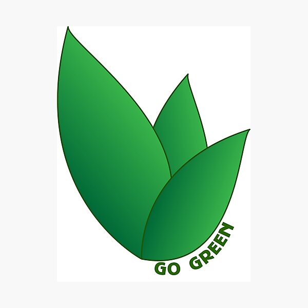Item preview, Go Green | Nature Illustration | save Trees | Trendy awesome design designed and sold by vishvarajsinh.