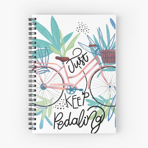 Item preview, Inspirational quote with watercolor bike designed and sold by Tu Tu.