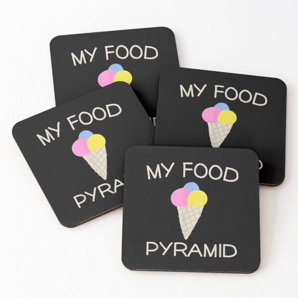 Item preview, Ice Cream Cone My Food Pyramid Summer Ice Cream Lover  designed and sold by maizreo.