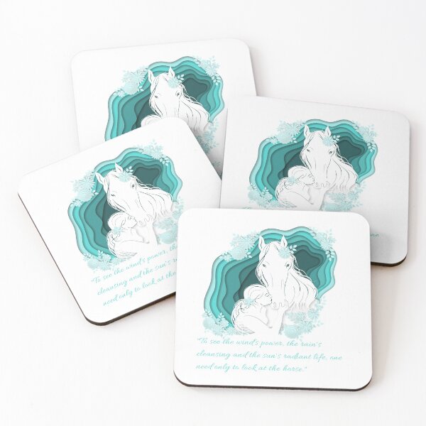 Item preview, Beautiful Horse Lover's Quote for Girls and Women That Love Horses designed and sold by AwakenedSoul.