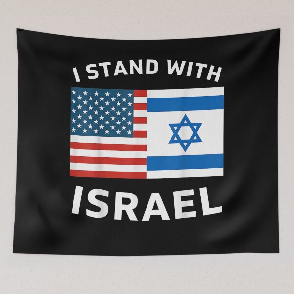 Item preview, I Stand With Israel Combined Flags Of Usa Israel Graphic  designed and sold by maizreo.