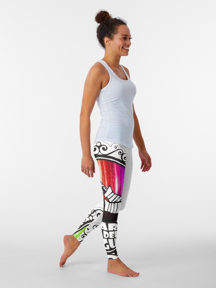 Alternate view of BRDL Rainbow Logo - Clothing, Pillows & Phone Wallet Leggings