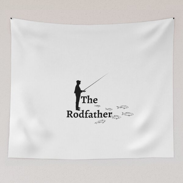 Item preview, The Rodfather with fish  designed and sold by PlumNearly.