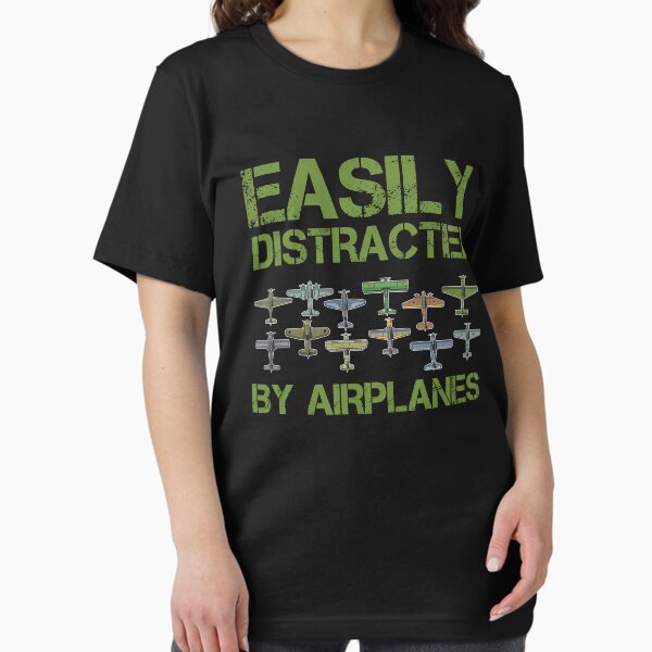 Item preview, Easily Distracted By Airplanes, Vintage Aircraft designed and sold by Maria Garcia.