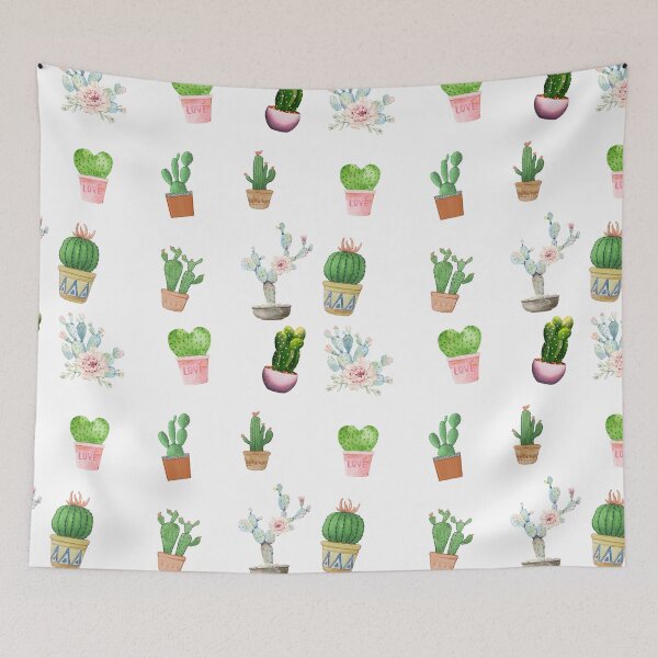 Item preview, Succulove Cactus Watercolour Watercolor Aesthetic-Watercolor Succulent Caktus designed and sold by DiensDesign.