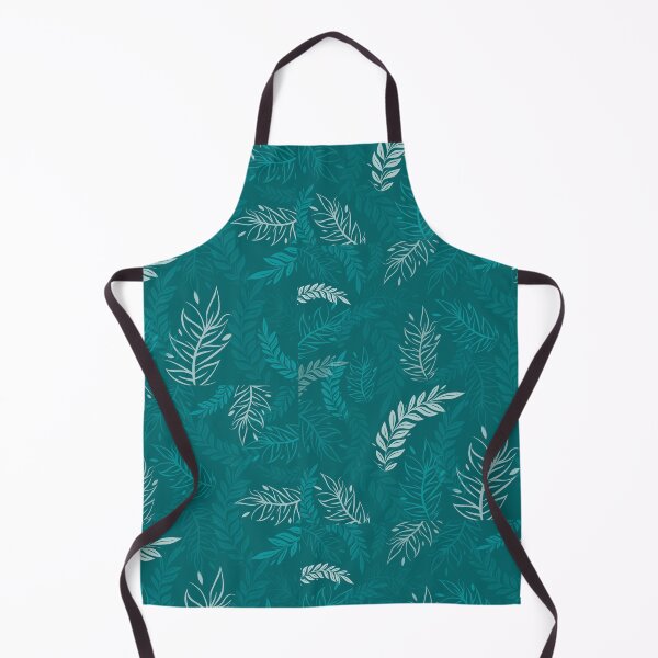 Item preview, Blue leafy pattern designed and sold by cytestuff.