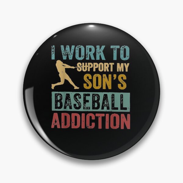 Artikelvorschau, Ich arbeite daran, den Baseball-Suchtballer meines Sohnes zu unterstützen entworfen und verkauft von anniet33.