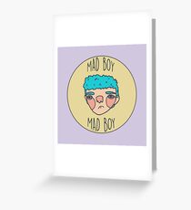 Mad Boy Greeting Card