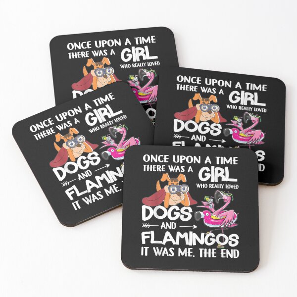 Item preview, Once Upon A Time Dogs And Flamingos  designed and sold by maizreo.