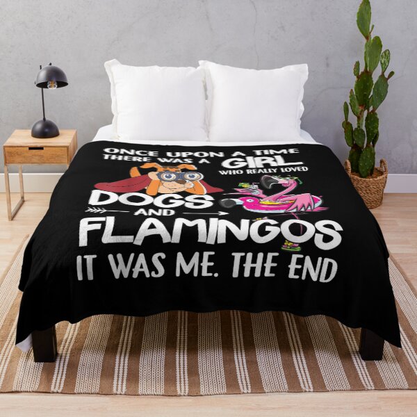 Item preview, Once Upon A Time Dogs And Flamingos designed and sold by maizreo.