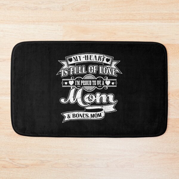 Item preview, My Heart Is Full Of Love I Proud To Be Mom Bonus Mom Gift  designed and sold by anniet33.