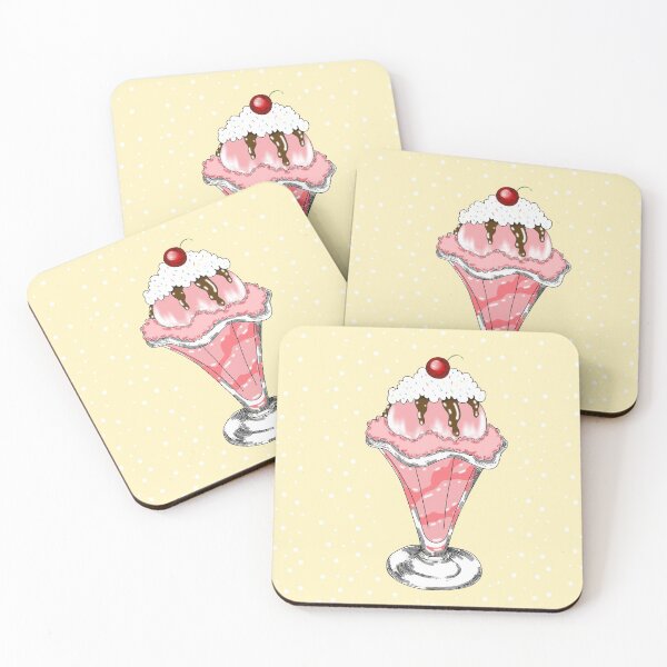 Item preview, strawberry ice cream sundae  designed and sold by Catherine  Milchard.