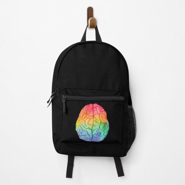 Item preview, Watercolor Rainbow Brain (dark) designed and sold by Alane Fideler.