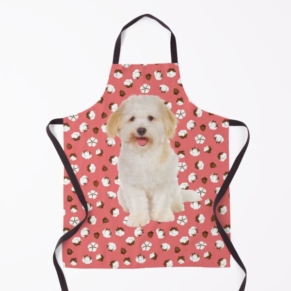 Item preview, Coton de Tulear Sitting on Cotton Balls (pink background) designed and sold by CactusFamily.