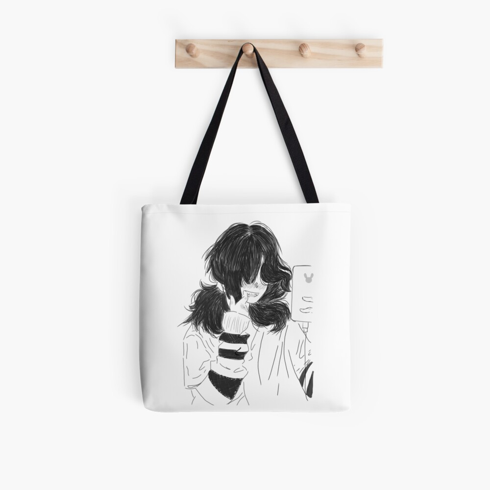 EMO, Bags, Emo White Graffiti Print Tote Bag Weekender Shoulder Bag  Travel Bag