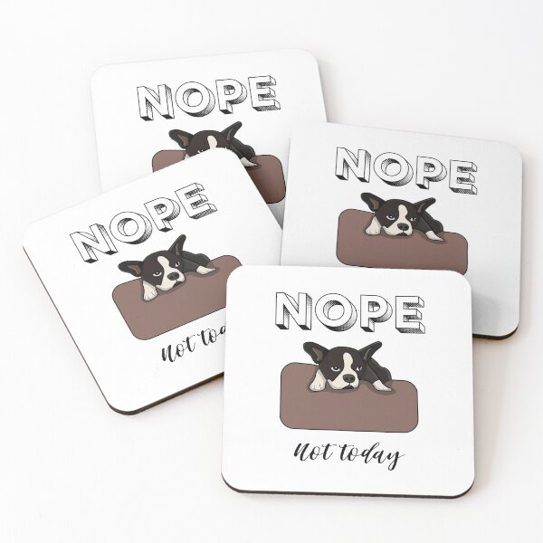 Item preview, Nope Not Today Lazy French Bulldog designed and sold by Marie  Labradore.