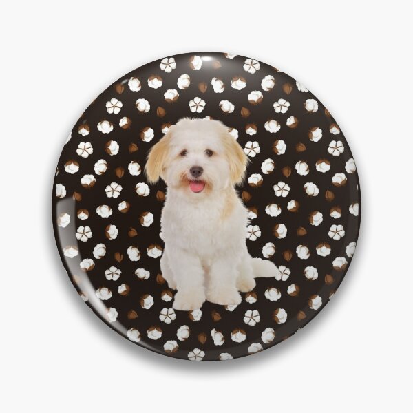 Item preview, Copy of Coton de Tulear Sitting on Cotton Balls (brown background) designed and sold by CactusFamily.