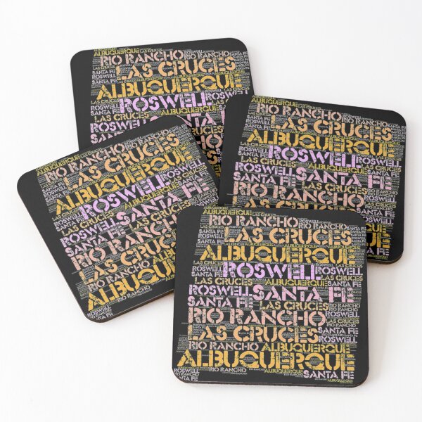 Item preview, Cities Of New Mexico Albuquerque Las Cruces Rio Rancho Santa Fe Roswell designed and sold by Ermland-LabeL.
